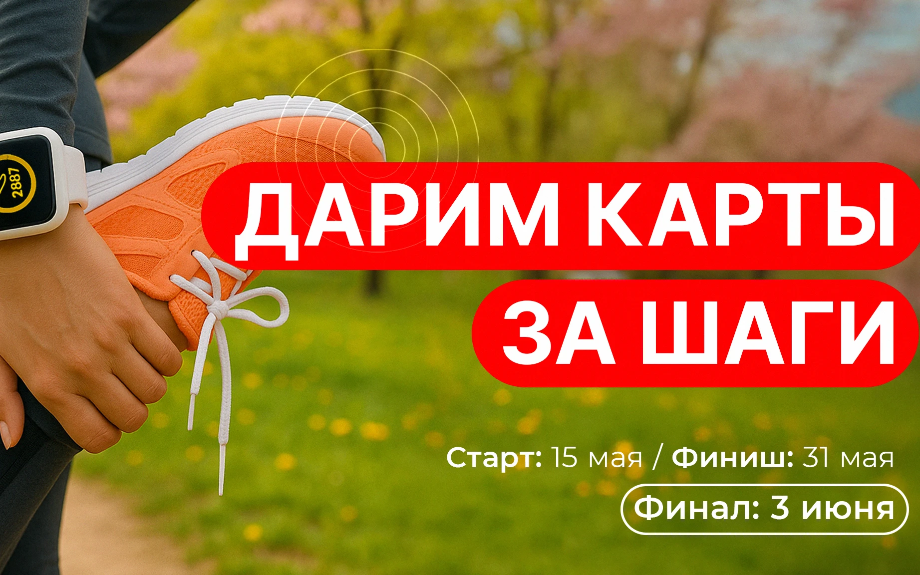 Шагай больше всех!